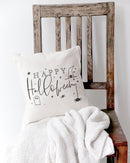 Happy Halloween Cotton Canvas Halloween Pillow Cover
