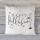 Happy Halloween Cotton Canvas Halloween Pillow Cover