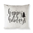 Happy Holidays Christmas Pillow Cover