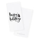 Happy Holidays Christmas Kitchen Tea Towel