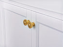 Adeline Bathroom Vanity with Farmhouse Sink and Carrara White Marble Top Cabinet Set Villohome