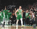 Sam Hauser Celebration Autographed Boston Celtics 8" x 10" NBA Finals Photo