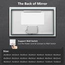 Hausvita Deluxe Edge Glow LED Bathroom Mirror