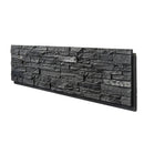 Hausvita Faux Stone Wall Siding Panel, PU Stone Veneer Exterior, 46.46" x 13"