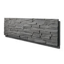 Hausvita Faux Stone Wall Siding Panel, PU Stone Veneer Exterior, 46.46" x 13"