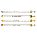 Haute & Flashy Silver Pattern Crown Pen Set of 12 | Giftable Quote Pens