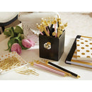 Haute & Flashy Silver Pattern Crown Pen Set of 12 | Giftable Quote Pens