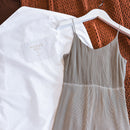 Long Organic Cotton Hanging Bag