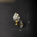 DecorBites™ Black Crystal Copper LED Chandelier - Art Deco Hanging Lamp for Dinning Room
