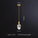 DecorBites™ Gold Crystal Pendant Light Chandelier for Living Room Kitchen LED Art Deco
