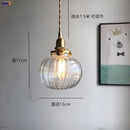 DecorBites™ Glass Ball Pendant Light: Nordic Modern LED Lamp for Bedroom and Bathroom