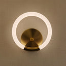 DecorBites™ Acrylic Ring LED Wall Lamp for Modern Indoor Decor, Living Room Bedroom Lighting