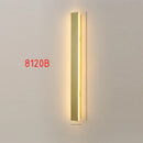 DecorBites™ LED Wall Lamp: Waterproof, Dimmable, Aluminum, Outdoor Sconce Light - Gold
