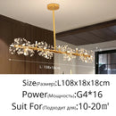 DecorBites™ Dandelion Flower Chandelier: Modern LED Living Room Bedroom Indoor Decor Bouquet Lamps