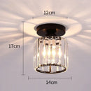 DecorBites™ Crystal Aisle Corridor Ceiling Light - Modern Luxury Indoor Hang Lamp