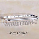 DecorBites™ Gold & Black Corner Shelf: Brass Bathroom Shelves for Stylish Storage