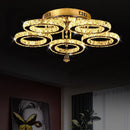 DecorBites™ Crystal Nordic LED Ceiling Chandelier for Modern Indoor Lighting