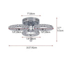 DecorBites™ Crystal Nordic LED Ceiling Chandelier for Modern Indoor Lighting