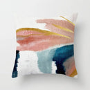 DecorBites™ Geometric Stitch Print Pillow Cover - Modern Minimalist Office Cushion
