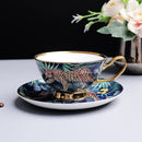 DecorBites™ Jungle Animals Bone China Coffee Mug Set for Tea Lovers and Office Use