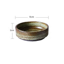 DecorBites™ Japanese Style Handmade Stoneware Dinnerware Set - Round Plates and Bowls