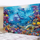 DecorBites™ 3D Underwater World Mandala Yoga Mat Home Decoration Tapestry Hippie Sofa Blanket