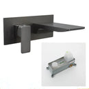 DecorBites™ Blanoir Solid Brass In-Wall Black and Brushed Gold Basin Faucet Mixer Tap