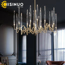 DecorBites™ Crystal LED Chandelier: Nordic Luxury Tree Branch Design for Wedding Decor Villas & LOFTs