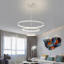 DecorBites™ LED Ceiling Chandelier Round Pendant Light for Modern Home Interior Lighting