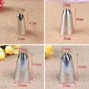 DecorBites™ Large Stainless Steel Pastry Tips Set for Cake Decorating and Baking