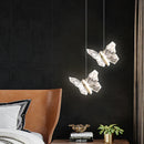 DecorBites™ Crystal Butterfly Pendant Lamps LED Lighting for Home Decor and Luxury Ambiance