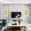 DecorBites™ Gold LED Wall Lamp for Modern Minimalist Living Room, Bedroom, Study - Indoor Light Fixtures