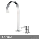 DecorBites™ Brushed Gold Basin Faucet Single Handle Widespread Bathroom Sink Mixer Tap