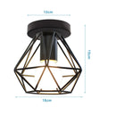 DecorBites™ Iron Aisle Ceiling Lights: Industrial Nordic Vintage Kitchen Decor Ceiling Lamp