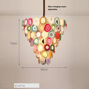 DecorBites™ Agate Designer LED Chandelier for Foyer & Dining Room