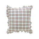 DecorBites™ Cotton Coffee Black Yellow Green Cushion Cover 45x45cm Fringed Skirt Home Decor