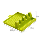 DecorBites™ Kitchen Utensil Stand Pot Lid Holder Spatula Organizer Spoon Rest