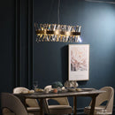 DecorBites™ Gold Crystal LED Chandelier for Dinning Room