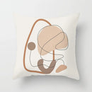 DecorBites™ Geometric Stitch Print Pillow Cover - Modern Minimalist Office Cushion