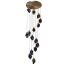 DecorBites™ Crystal Diamond Chandelier for Duplex Building Stairwell Loft Pendant Lighting
