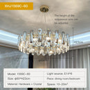 DecorBites™ Crystal LED Chandelier for Elegant Living Room, Dining, Bedroom, Kitchen