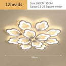 DecorBites™ Lotus Design LED Acrylic Chandelier Ceiling Lamp for Modern Living, Dining, and Study Rooms