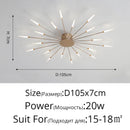 DecorBites™ LED Acrylic Ceiling Light Fixture for Bedroom Hall Living Room Kids, Modern Luster