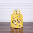 DecorBites™ Country Ceramic Vase: Floral Home Decor Jar for Living Room & Dining Table