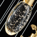 DecorBites™ Gold Crystal Pendant Light Chandelier for Living Room Kitchen LED Art Deco