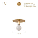 DecorBites™ Golden E27 LED Chandelier for Bedroom and Study Room