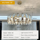 DecorBites™ Crystal LED Chandelier for Elegant Living Room, Dining, Bedroom, Kitchen