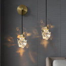 DecorBites™ Crystal Copper LED Wall Lamp for Bedroom and Stairs