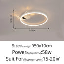 DecorBites™ LED Chandelier: Modern Indoor Lighting for Bedroom, Study, Living Room - Luster Lamps