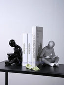 DecorBites™ Creative Ceramics Sculpture for Modern Desktop Bookcase Decor and Home Craft Decoration